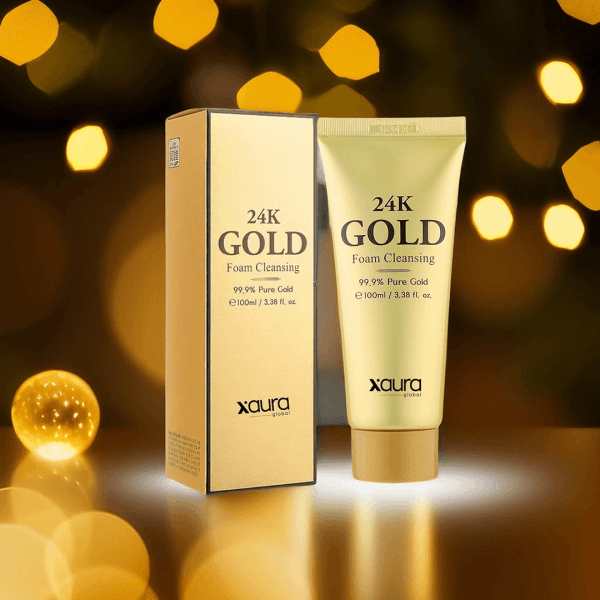 Xaura Beauty 24K Gold Foam Cleansing