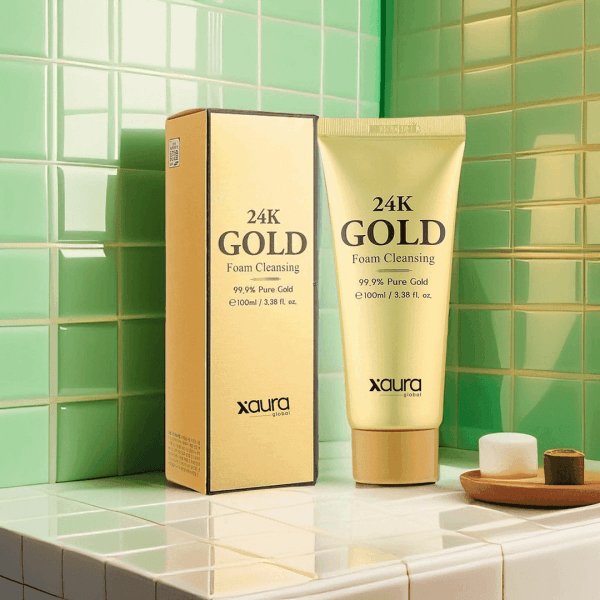 Xaura Beauty 24K Gold Foam Cleansing - Görsel 5